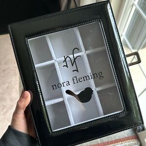 Nora Fleming Black “Minis” Storage Organizer